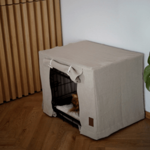 Alternative view of Osłona na klatkę kennelową z lnu 100%