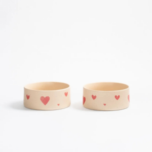 Komplet misek dla psa - serca