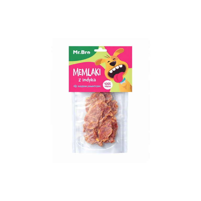 Mr. Bro Memlaki Air Dried Indyk w płatach 150g