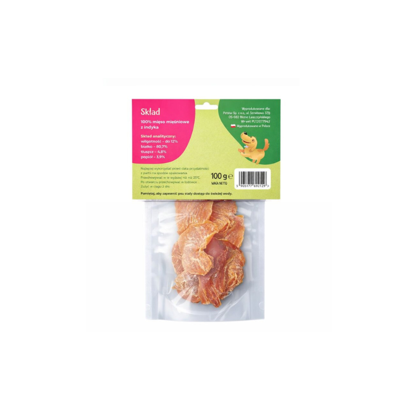 Mr. Bro Memlaki Air Dried Indyk w płatach 150g - obrazek 2