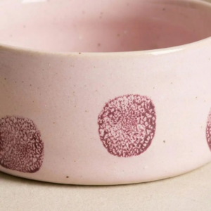 Komplet misek dla psa Pop Dots różowa - obrazek 4