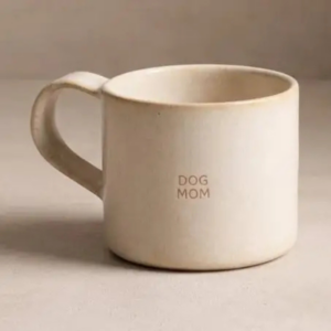 Kubek z kamionki "dog mom" 360 ml - obrazek 2