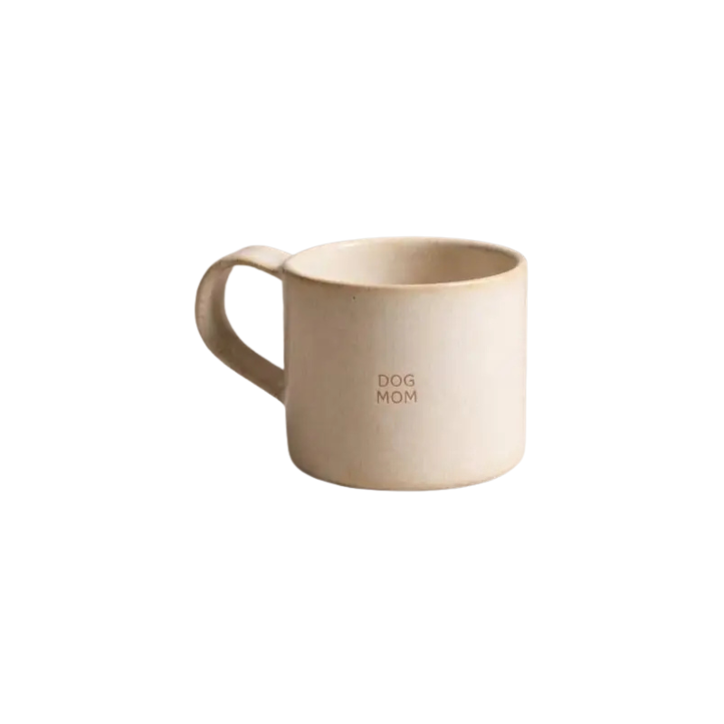 Kubek z kamionki "dog mom" 360 ml